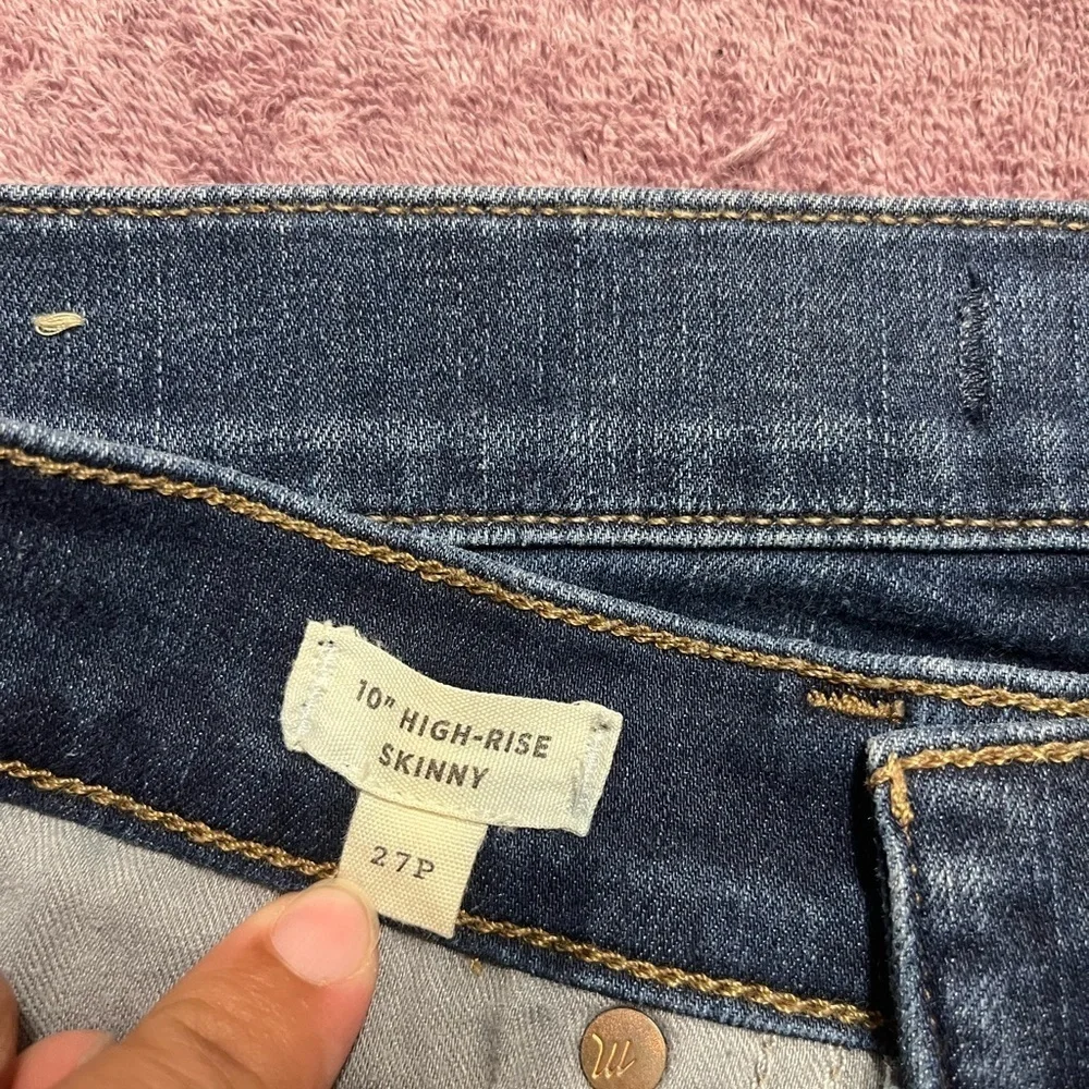 Madewell 10 high rise skinny Women's Blue Jeans